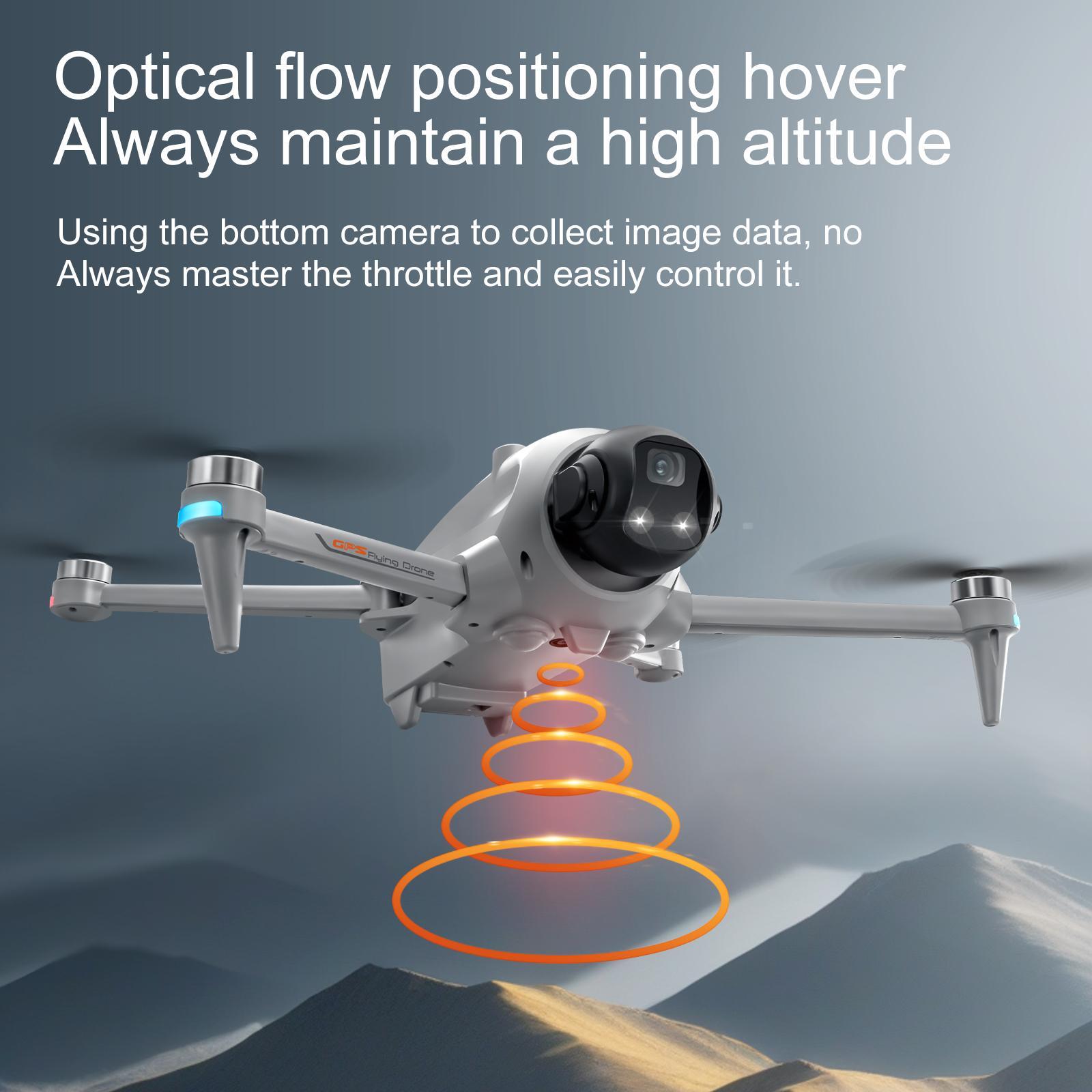 2026 New Design GPS Drone with 180° ESC Camera 5G Large Screen Remote Control Lifting and Obstacle Avoidance Head Brushless Power GPS Return for Amateur Players.