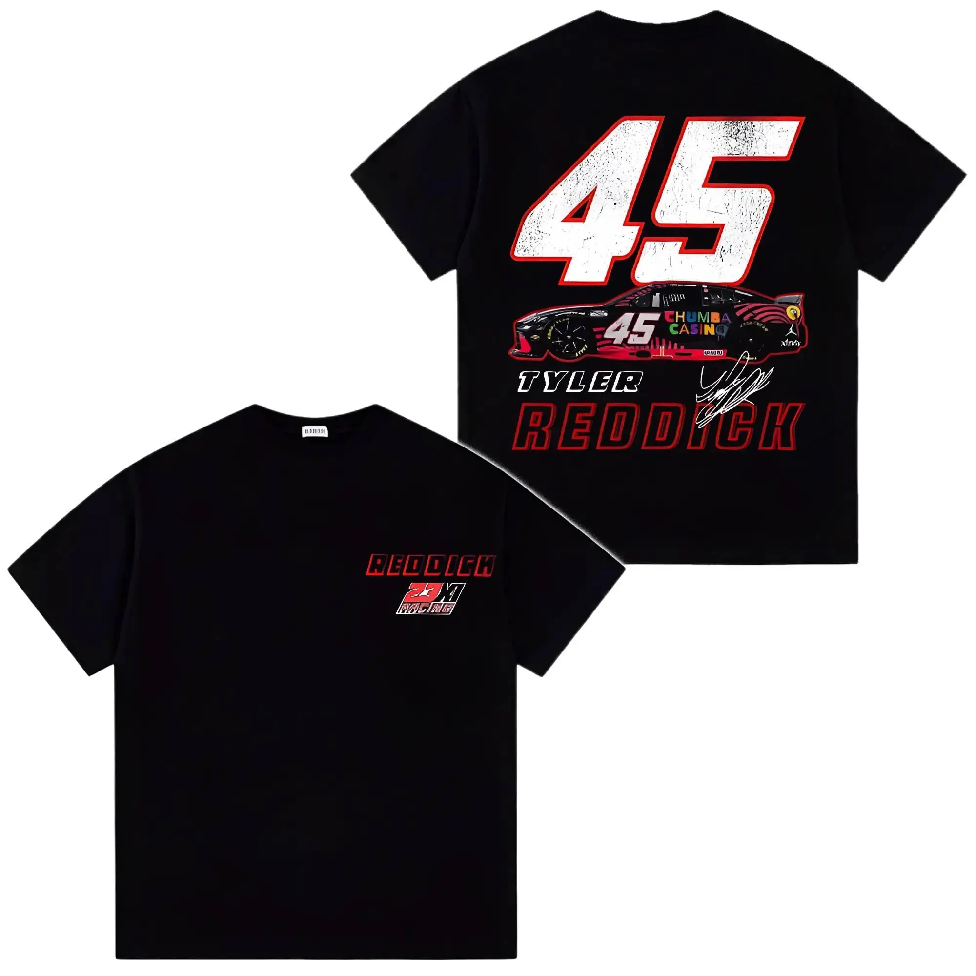 [ 🥊 Sale Up To 50%]Tyler Reddick # 45 NASCAR Racing Tee 2026, 23XI Racing NASCAR Fan Shirt, Signature Graphic T-Shirt, Vintage Motorsport Apparel, Unisex Streetwear Gift