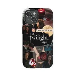 Vintage The Twilight Saga Phone Case Trendy Movie Phone Case Compatible for iPhone 17 16 15 14 13 12 and for Samsung S22-S26 Perfect Gift for Movie Fans Her/Him