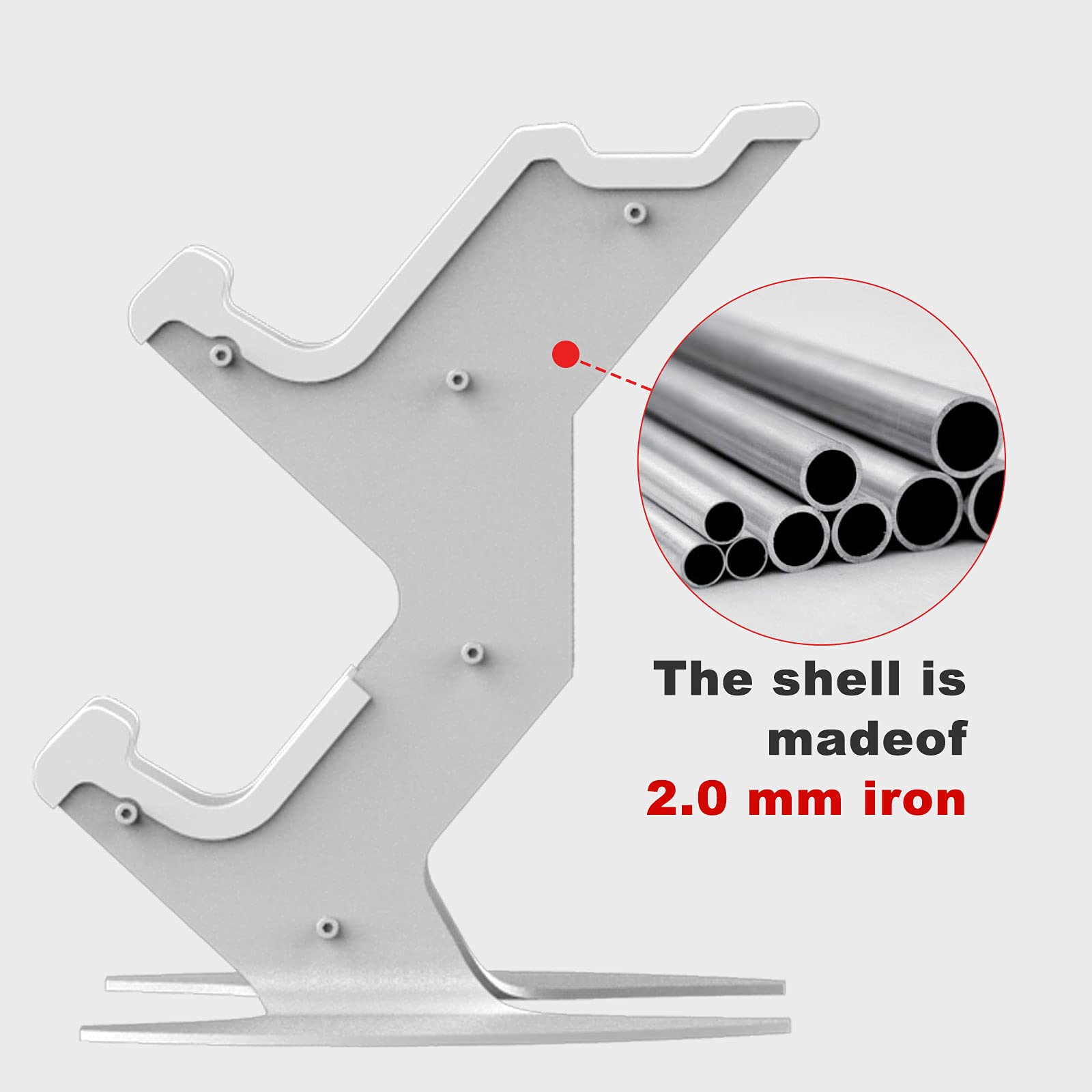 Controller Holder  Game Headset Stand For Series X S/xbox One / Ps5 Ps4 Ns/pc/headset Aluminum Metal Mount Universal Organizer Video Accessories (white)