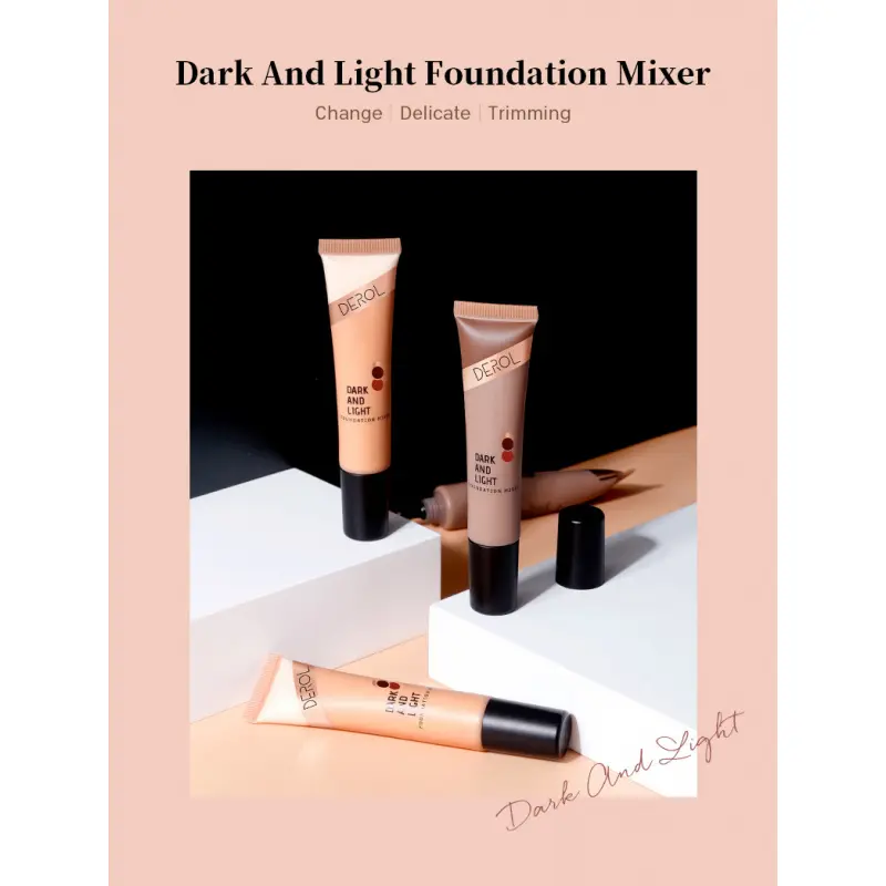 dr-021-01# Smooth Lightweight Foundation Shade Adjuster Liquid - Oil-Control BB Concealer Tint Cosmetic, Buildable Contour & Daily Self-Tan Makeup, Easy-to-Blend for Custom Skin Tone, Color Correction, Shade Tuners Dr-021, Oil-Control Finish, Warm/Cool To