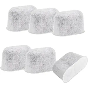 6 Pack Replacement Charcoal Water Filters for Keurig K-Mini, K-Duo, K-Slim, K-Supreme, K-Elite, K-Classic, K-Cafe, K-Select, K-Express, K-Compact - Universal Fit for Keurig 2.0 & 1.0 Coffee Makers