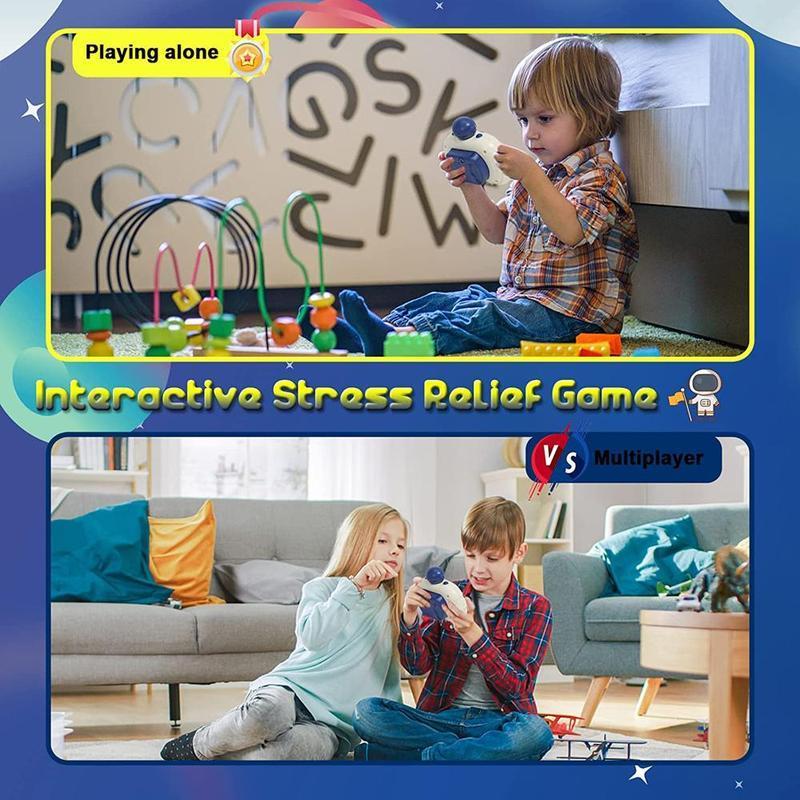 Astronaut Designed Quick Push Game Console, Whack-a-mole Game Machine Without Battery, Decompression Toy For Adults, Stress Relief Model, Christmas Gift