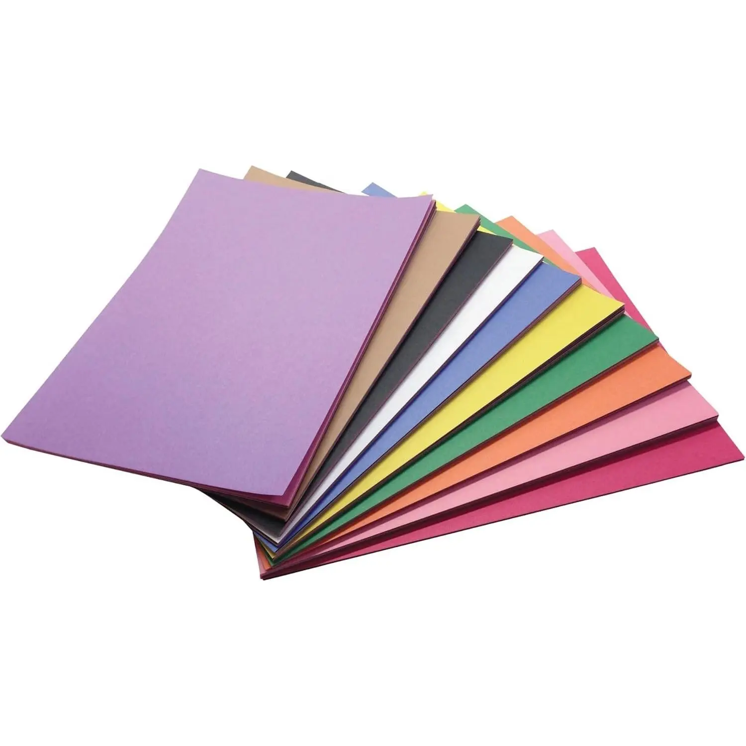Construction Paper, 9 x 12 Inches, Assorted Colors, 500 Sheets