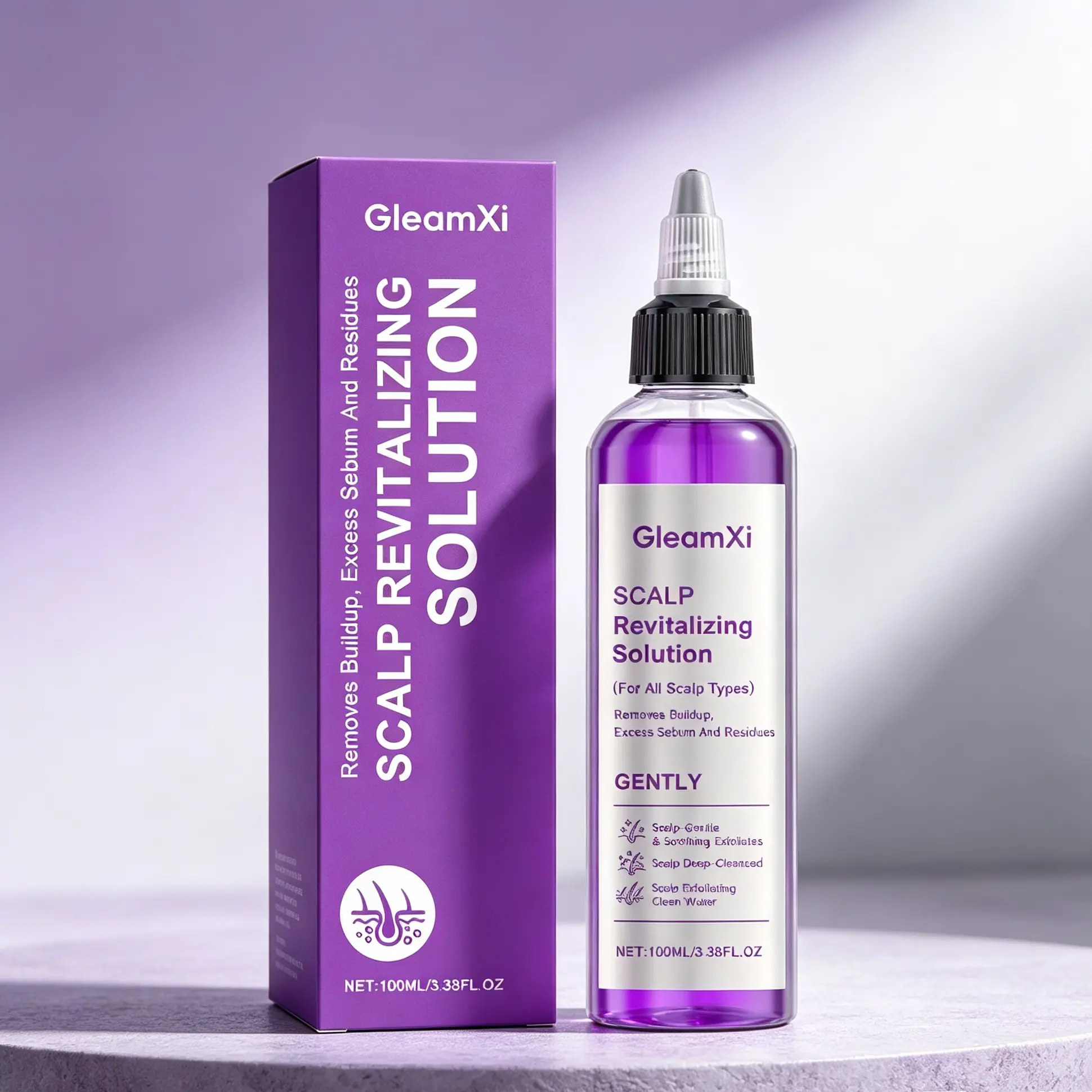 Scalp Cleansing Liquid, Refreshing Moisturizing, Non-Greasy, Gentle Daily Use, Nourishing Scalp Care, Comfortable Cleaning Treatment