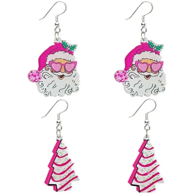 Christmas Earrings for Women Hot  Santa Chrsitmas Earrings  Holiday Earrings Drop Dangle Earring Party