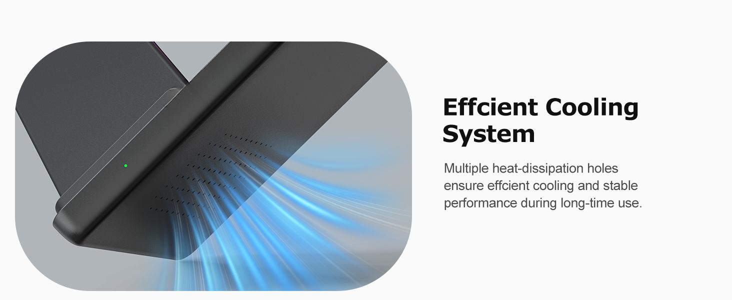 Wireless Charging Station Alarm Clock with 8 Touch Night Lights: 5 in 1 Charger Stand for Apple Devices - Charging Dock for iPhone 17 16 15 14 13 12 Pro Max Plus/Apple Watch/AirPods, Dimmable