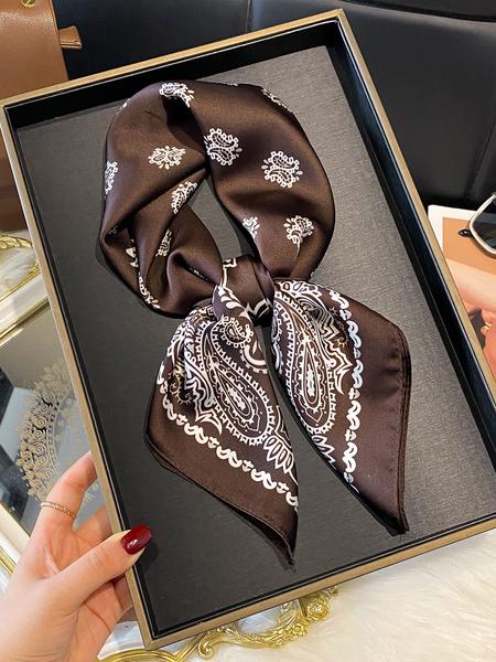 Women's Floral Fashion Scarf for Everyday Use, Elegant Headscarf and Hair Band, Perfect Accessory for All Seasons