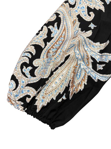 Women's Ethnic Style Floral Print Dress, Belt Detail, Casual Breathable Elegant Vacation Look, Spring Summer A-Line Long Sleeve Ruffle Hem Dress