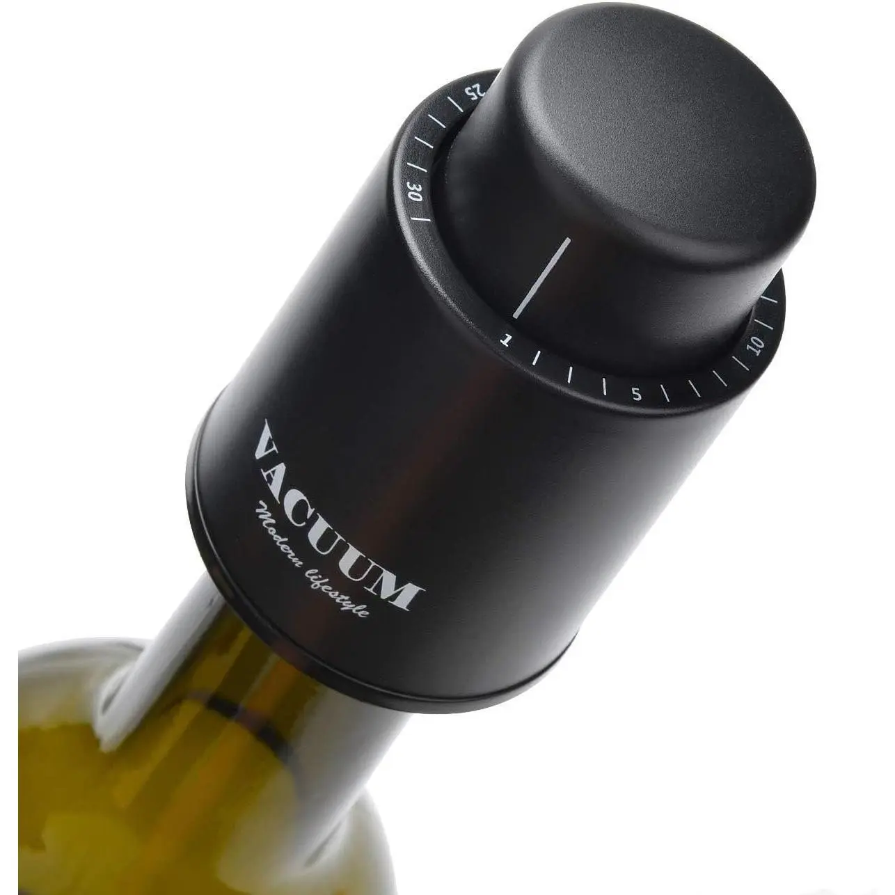 1 Pack Vacuum Champagne and Wine Bottle Stoppers - Reusable Preserver Corks, Keep Fresh for Wine Lovers for Christmas