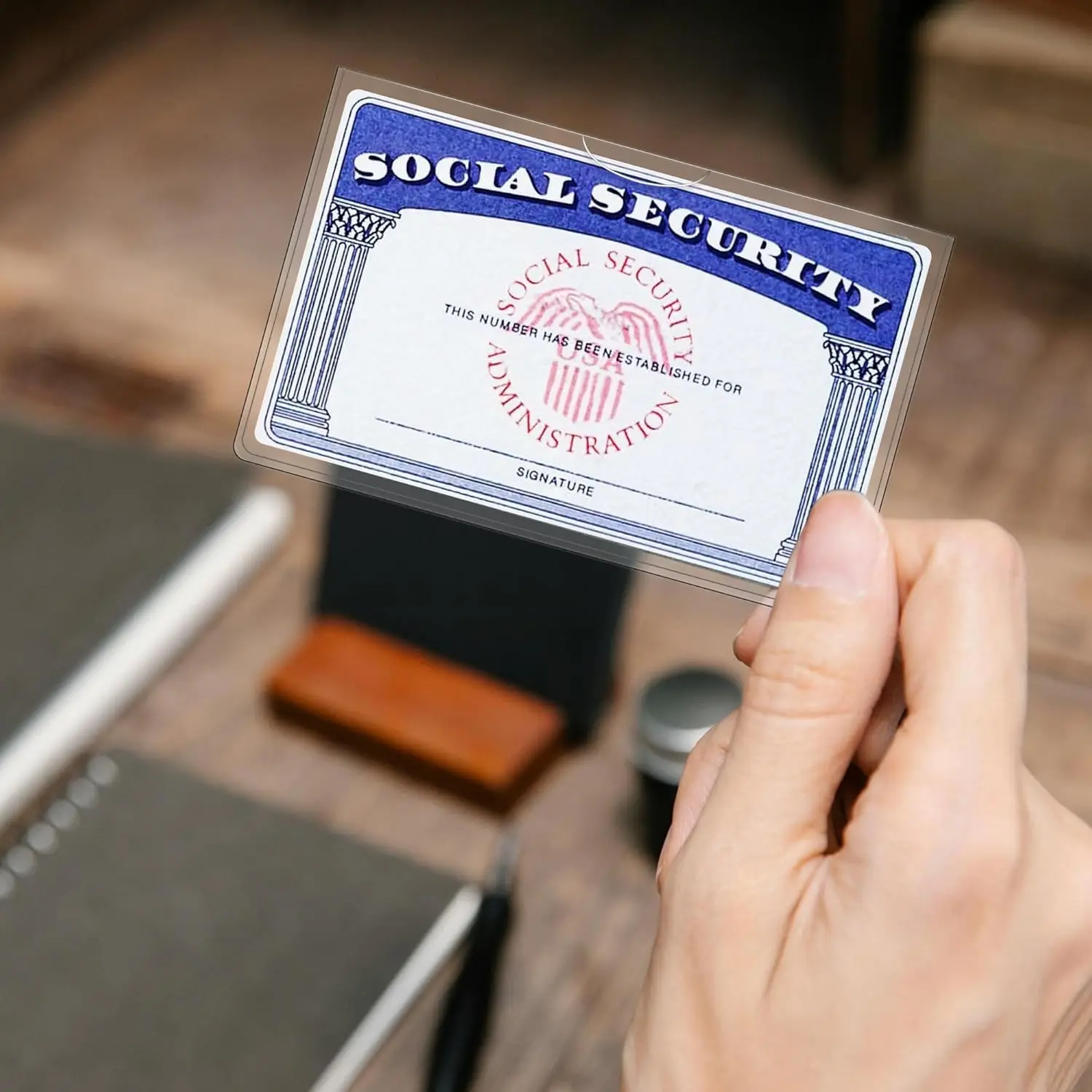 5-Pack Social Security Card Holder, New Federal Medical Insurance Card Case, Credit Card Sleeve, Ssn Card Protector, Compact Size, Versatile Usage, Durable Material, Secure Storage Solution