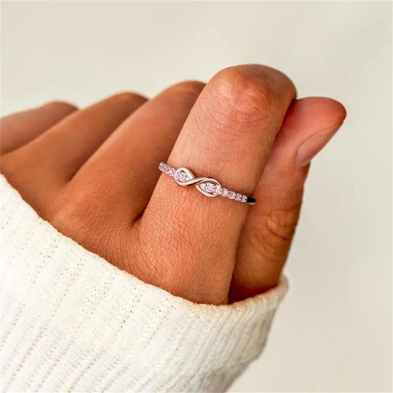 Forever Besties Pinky Promise Ring| Infinity Friendship Jewelry Forever Friendship Infinity Rings Open Adjustable Size Valentine’s Day gift