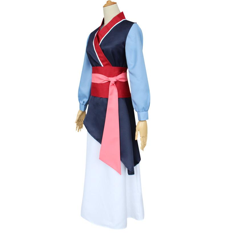 Halloween Mulan Costume Cosplay Childrens Kids Outfit Warrior Princess