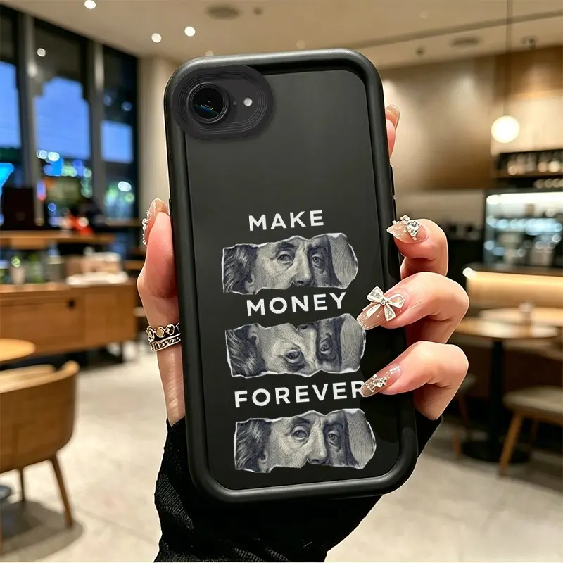 Phone case for iphone 16E 17E TPU Enhanced Peotection Shockproof Eternal Money-Making Franklin Face Case soft silicone Celestial Eye Layered Phone Case BOJTMXTU