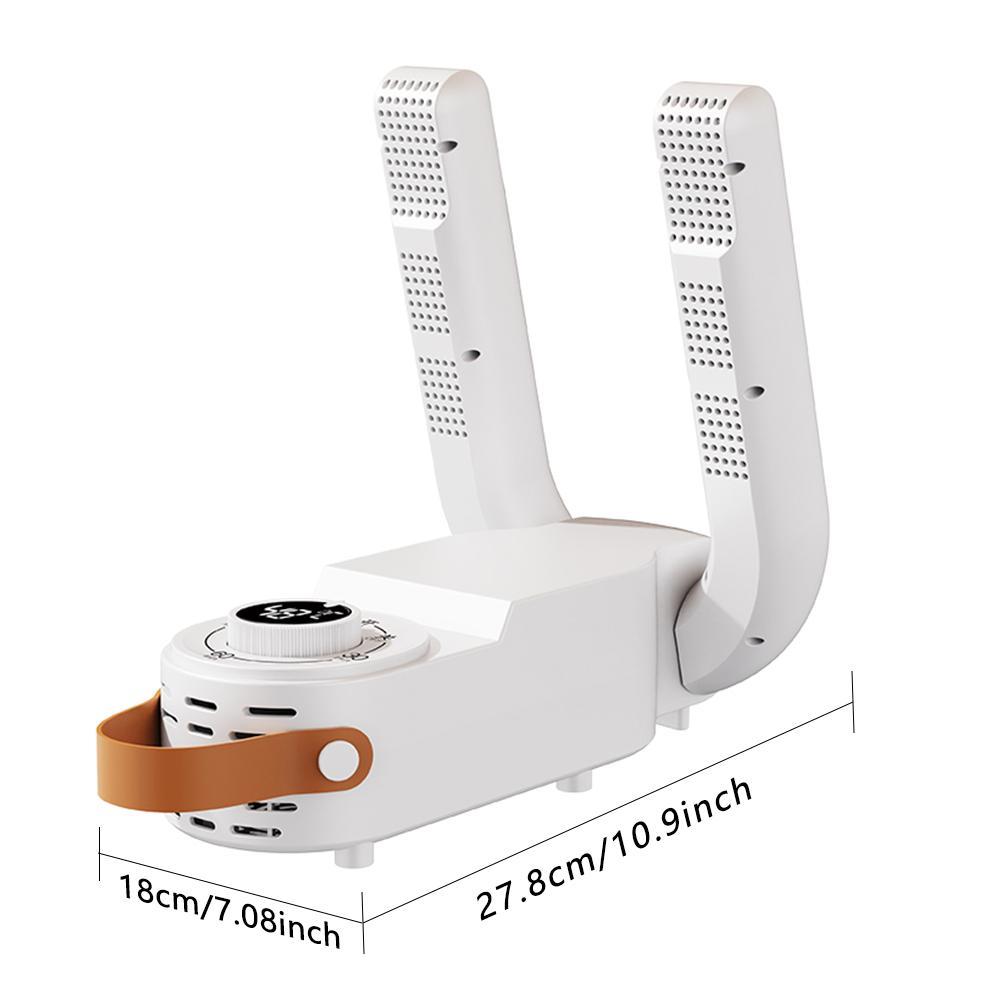 Foldable UV Shoe Dryer, Fast Heat Drying, Smart Temperature Control, Portable Deodorizer with Auto Timer, Home Use, Holiday Gift