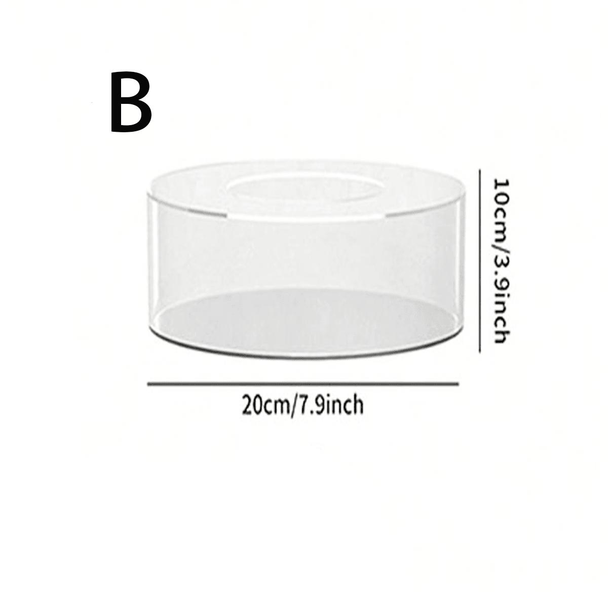 Transparent Acrylic Round Cake Stand, Stackable Wedding DIY Display Rack, Birthday Party Supplies, Elegant Dessert Holder
