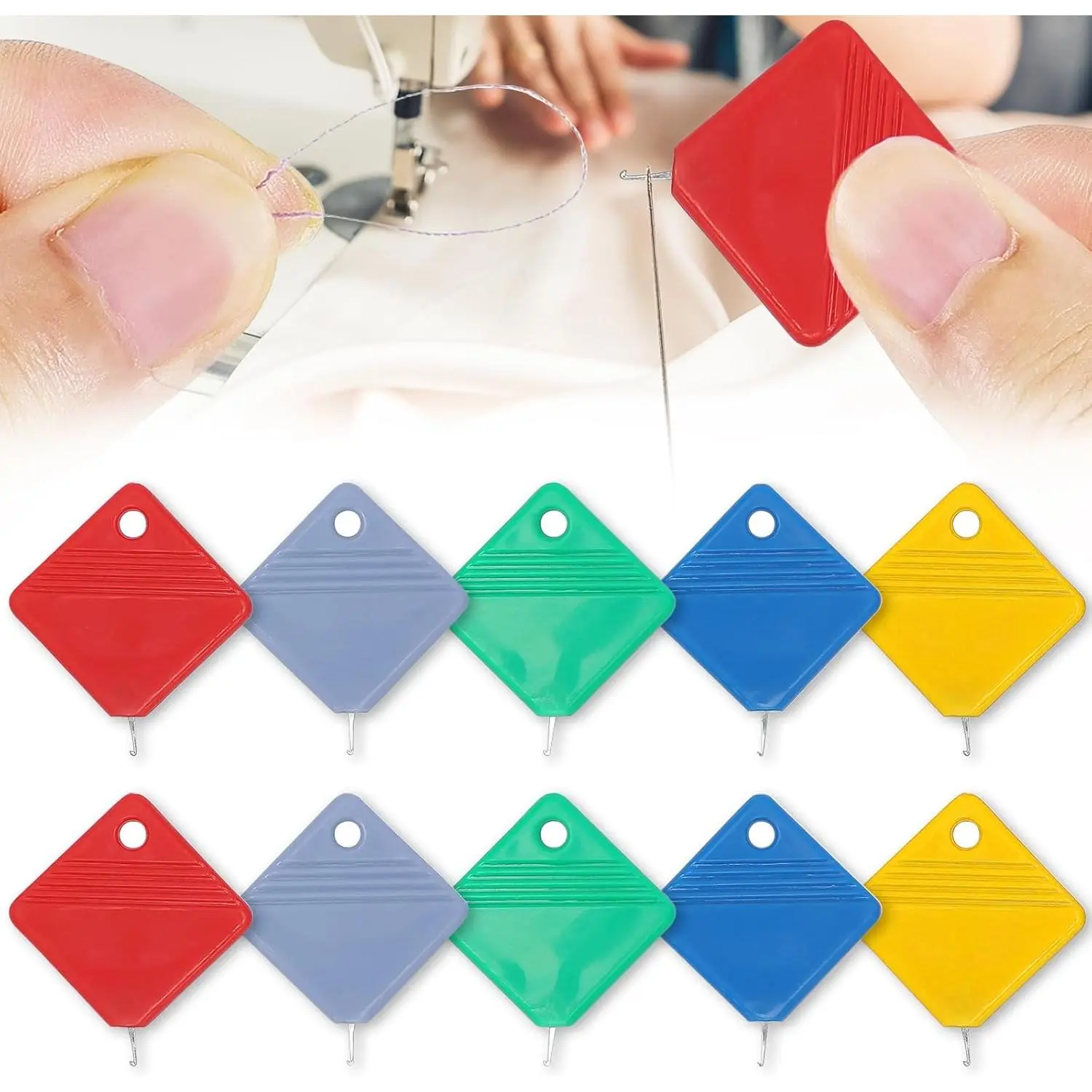 Threader 10 Pack – Automatic Hand Sewing  Threader for Small Eye , Easy Threading Tool