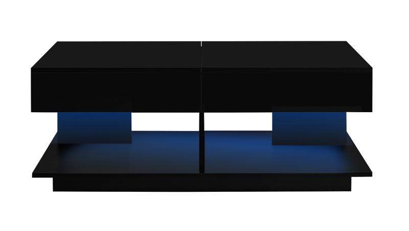 41.3''-76.7'' Extendable Coffee Table, Efficient Central Coffee Table with Multiple Storage Compartments, Multifunctional Adjustable Coffee Tables with Hidden Storage Space for Living Room,Black 41.3''-76.7'' Extendable Coffee Table, Efficient Central Coffee Table with Multiple Storage Compartments, Multifunctional Adjustable Coffee Tables with Hidden Storage Space for Living Room,Black