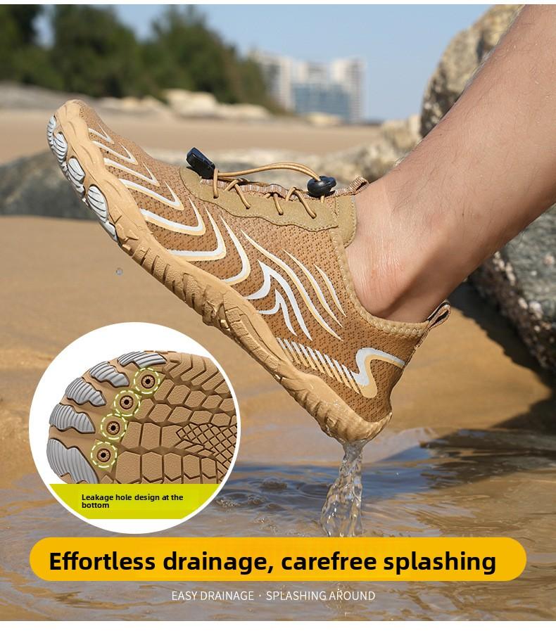 Couples' quick-dry breathable wading shoes, outdoor sports swimming shoes, hiking and mountaineering five-finger shoes