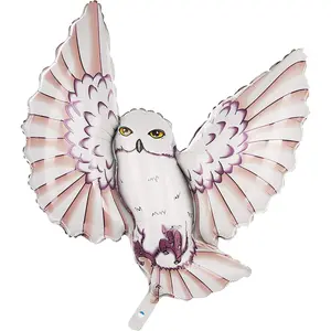 901624-BWN Owl - Brown Foil Balloon, 38", Brown, Pack of 1