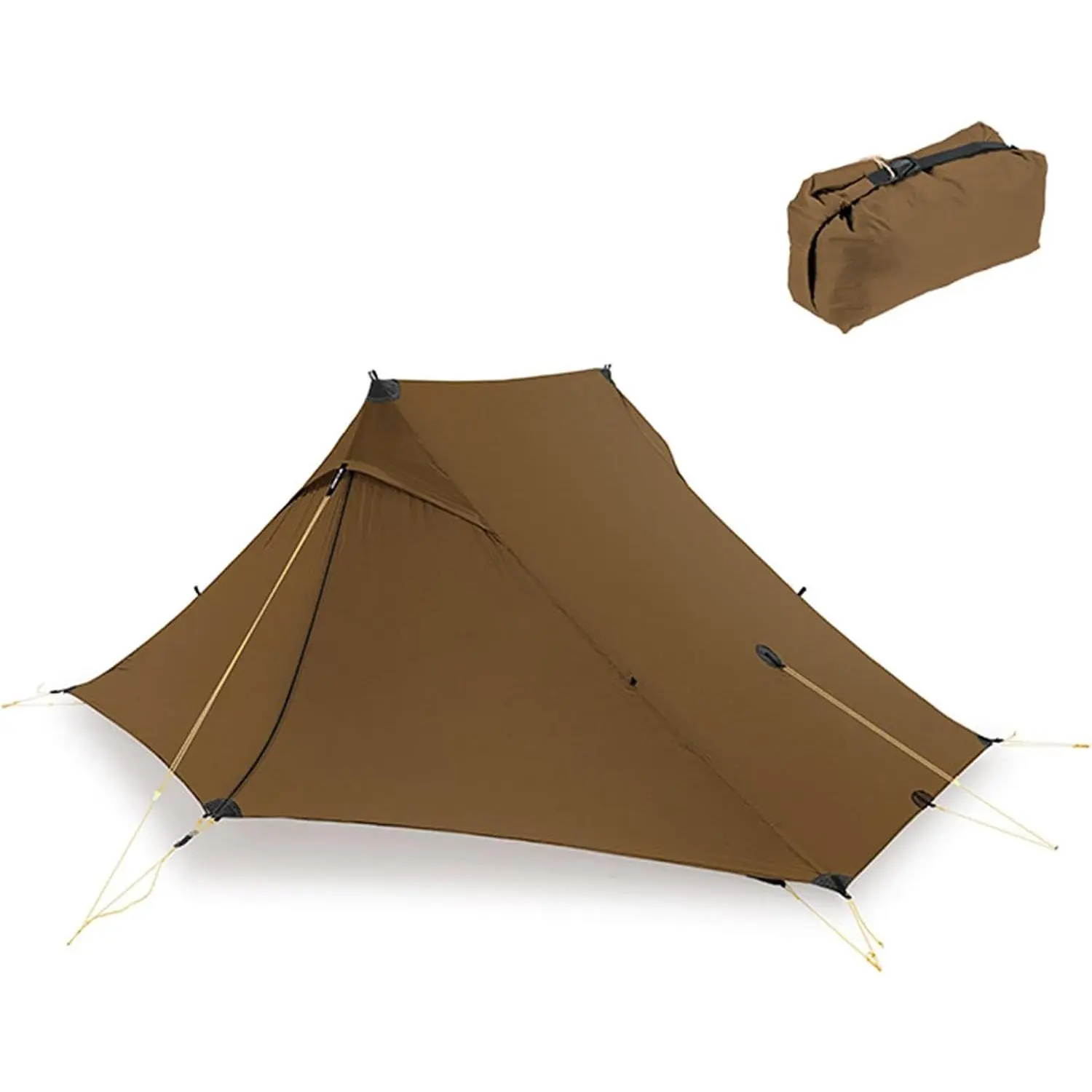 3FULGEAR Lanshan 2 Pro Ultralight Backpacking Tent 2 Person Waterproof Windproof Portable Compact Easy Setup Trekking Pole Tent for Camping Hiking Mountaineering