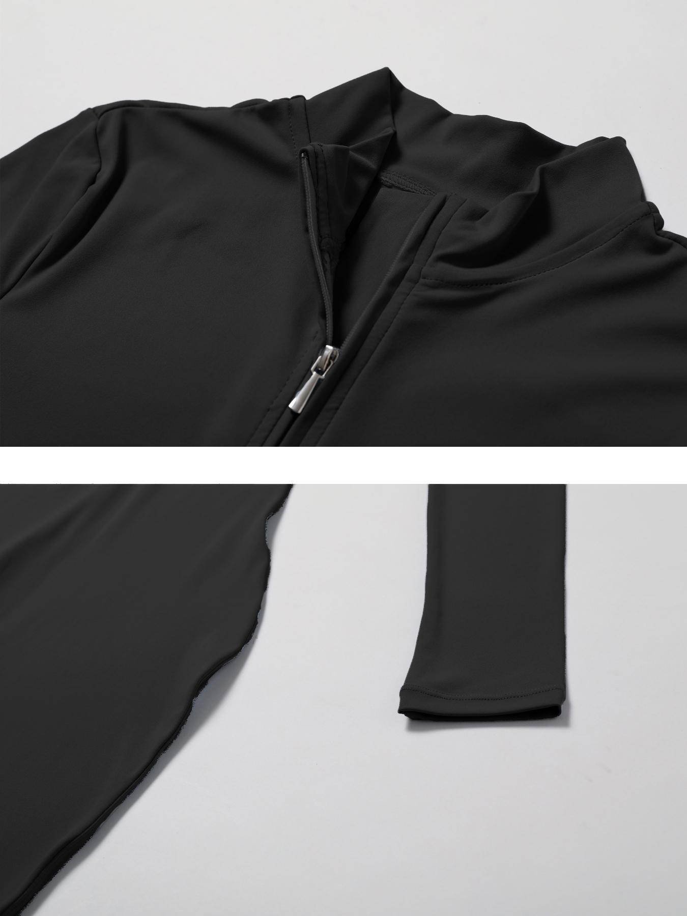 Women's Solid Zip Up Mock Neck Sports Jumpsuit, Sporty  Fit High Stretch Seamless Sleeveless Jumpsuit for Yoga Gym Workout, Ladies Athlete Sportswear for Summer