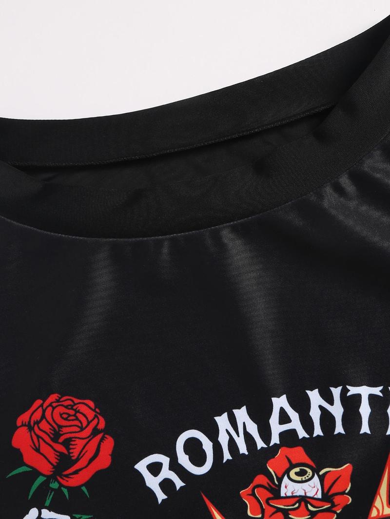 Women's  Summer Beach Casual Holiday Sexy Floral & Letter Graphic Tie Side Bikini Set For Summer Beach With Cover Up 3 Pieces Bikini Swimsuit Bikini