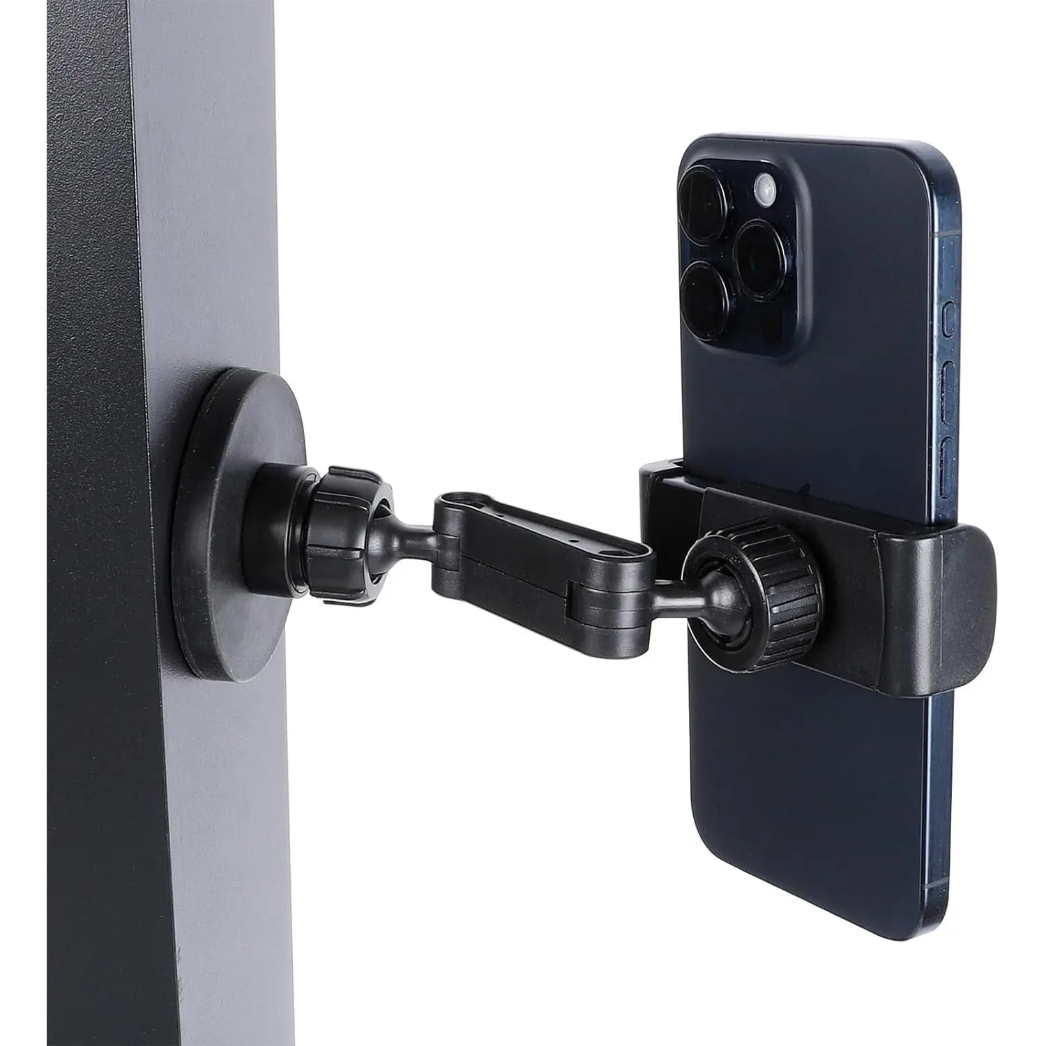 Gym  Phone Holder Mount Attach to Metal Surface, 360° Rotatable Heavy Duty  Phone Mount for Gym Workout Record, Compatible with , ,  Cell Phone