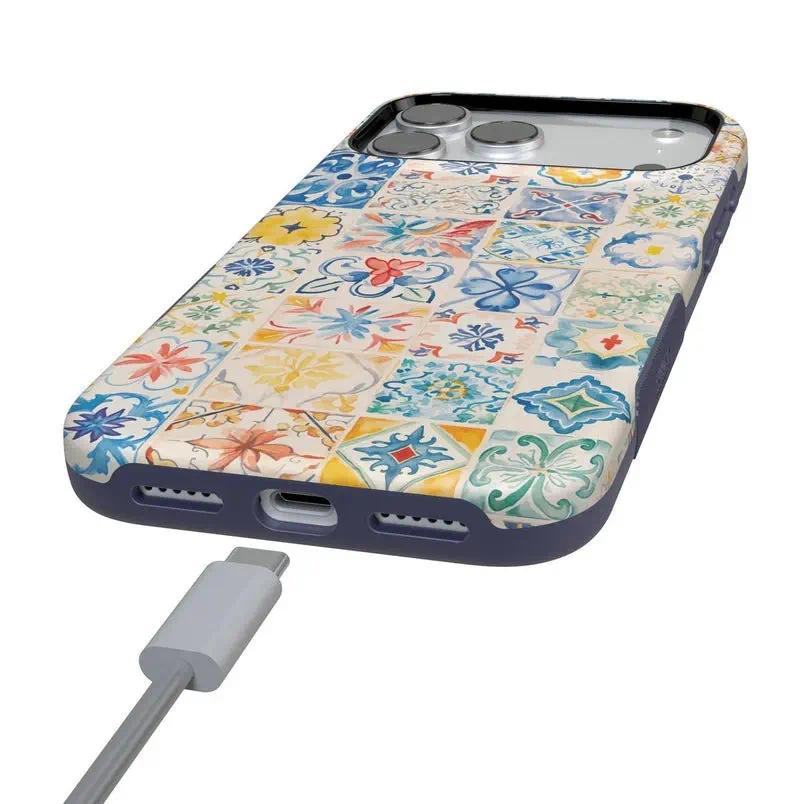 Tuscan Tiles Tough Phone Case