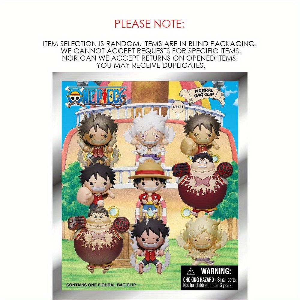 1PC ONE PIECE Series Official License Blind Bag D. Luffy Tony Tony Joba Cute Anime Characters Keychain Mystery Blind Bag Randomly A Character Exquisite Value Collectibles Christmas