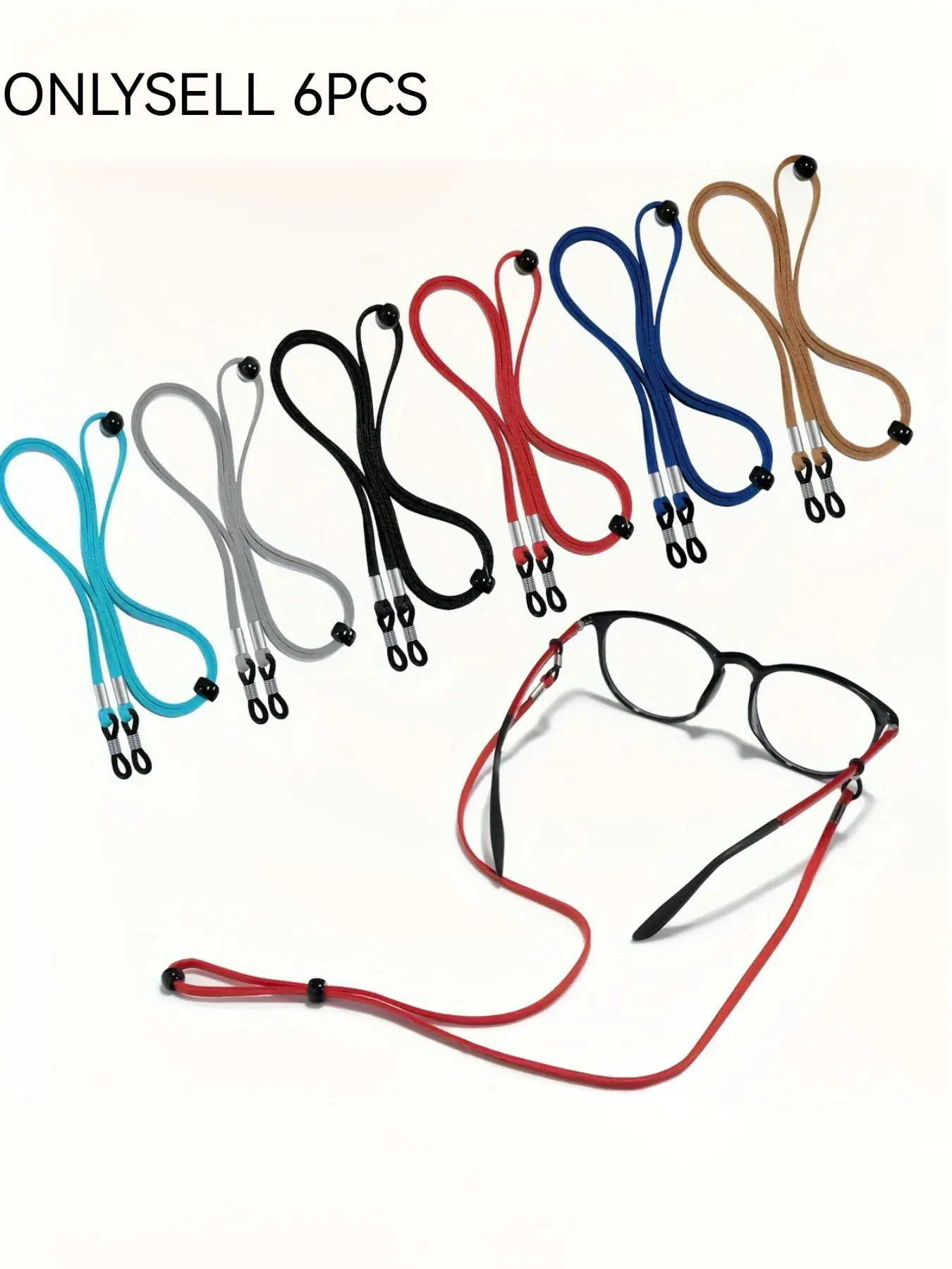 Adjustable Anti-Loss Eyeglass Chain, Fashionable Unisex Accessory, Lightweight Comfort, Secure Fit, Ideal for Reading & Sports