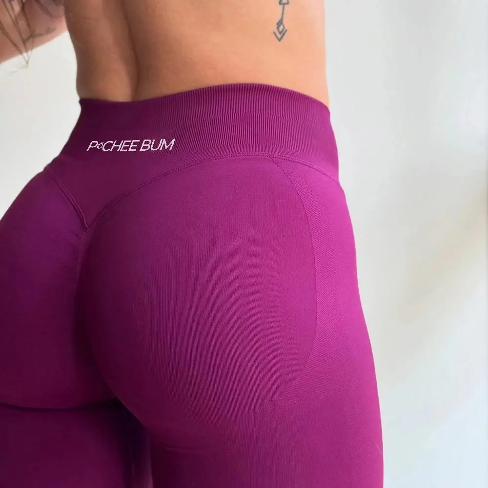 Women's High-Waisted Seamless Ribbed Polyester Leggings - Tummy Control, Scrunch Butt, Body Contouring, Tight-Fitting for Yoga, Gray White, S Size