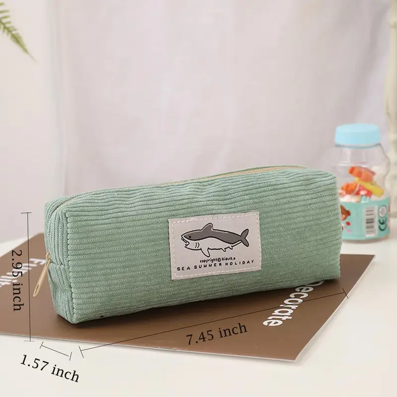 Pencil Case Pouch Pen Case Office Stationery Storage Bag Makeup