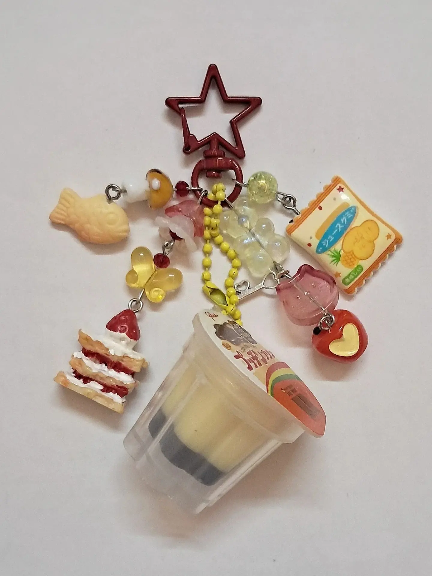 Pudding Bag Kawaii Charms, Charms For Bags, Cute Pudding-Themed Accessories, Perfect for Gift Wrapping & Decoration, Add Fun to Your Packaging