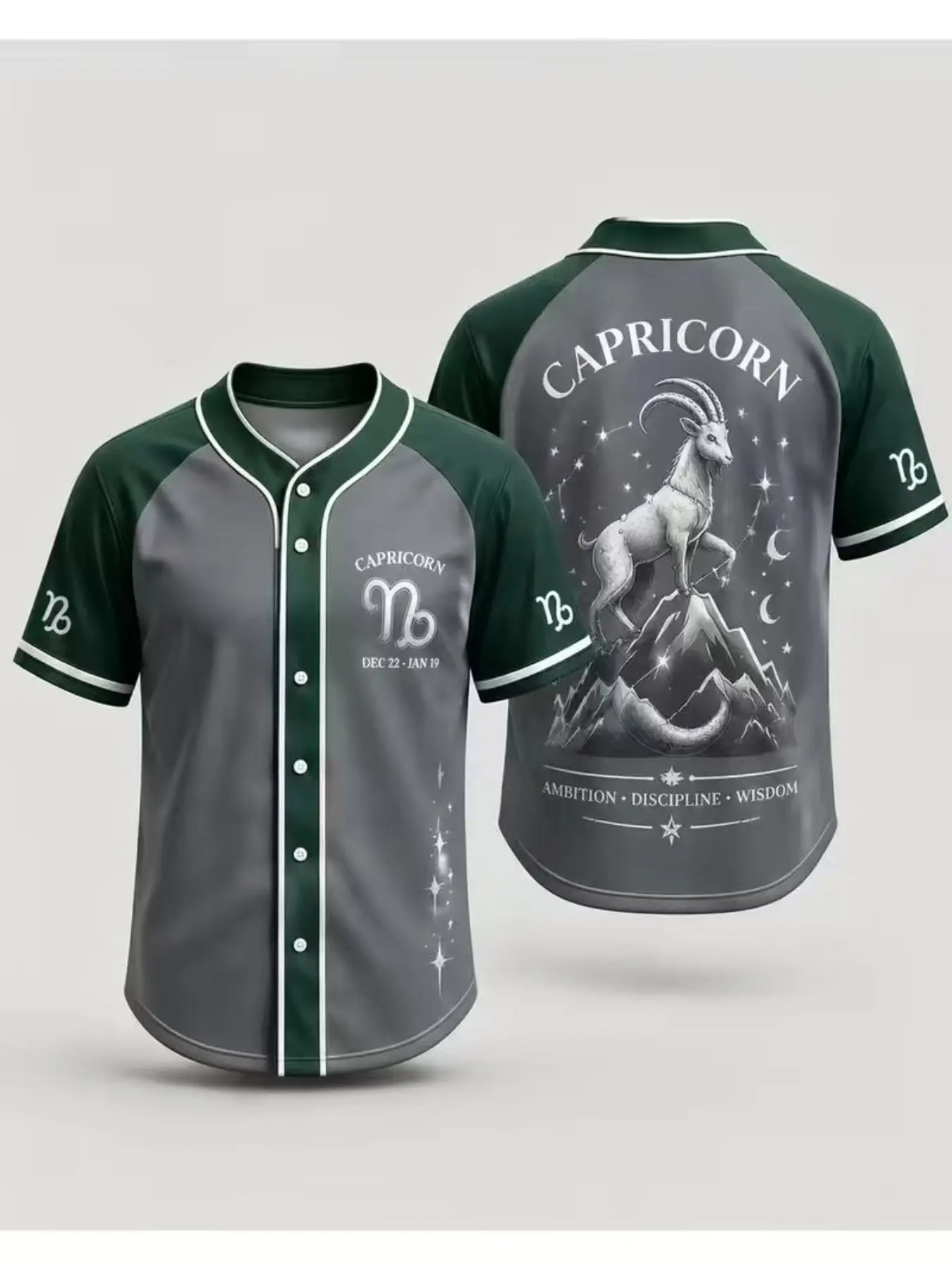 Scorpio constellation pattern baseball jersey for men, fashionable and casual street style, adult men's holiday gifts, casual wear, versatile for daily use, unisex for men and women, suitable for all seasons