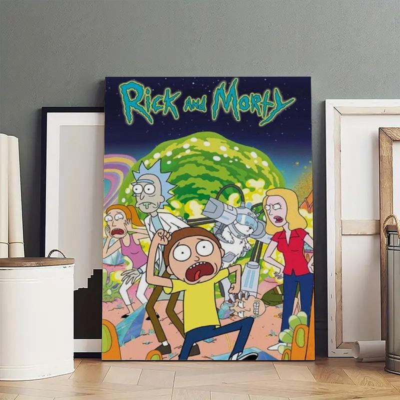 Rick And MortyPoster for Bedroom Aesthetic Canvas Wall Art Living Room Painting Picture Print Modern Family Decor Artist Bathroom Landscape Rick And MortyPoster for Bedroom Aesthetic Canvas Wall Art Living Room Painting Picture Print Modern Family Decor Artist Bathroom Landscape