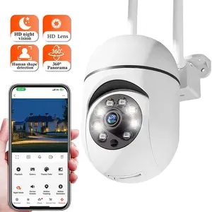 Smart Home Camera,Dual Storage Mode,2.4G WiFi Stable Connection,355°Panoramic Rotatable Lens, Color Night Vision, Smart Motion, Two Way Audio,Pet Care Monitor For Daily Home Use