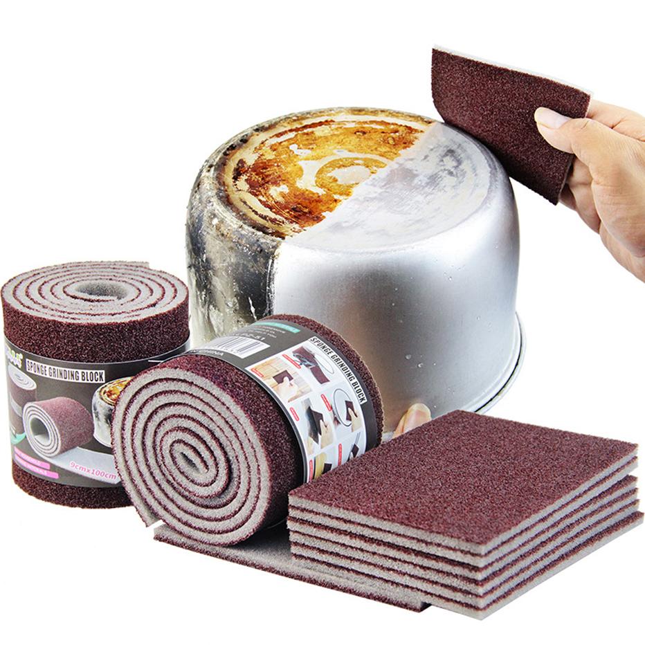 Magical melamine sponge for motorcycle parts and kitchen - heavy-duty cleaning sponge