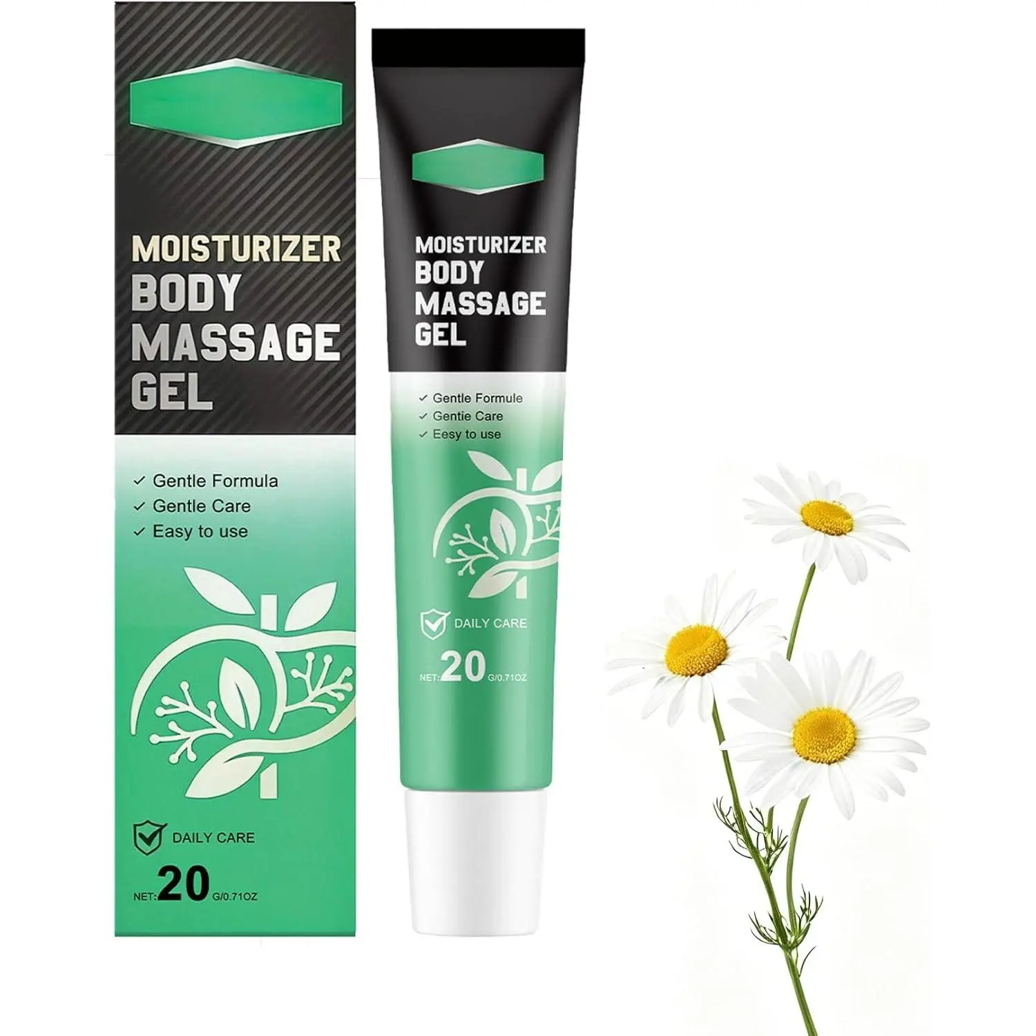 Soothing Cooling Cream Gel with Poria Extract, Fast-Absorbing Moisturizing Daily Body Care for Relaxation, Travel-Size 0.7oz/20g Cooling Relief
