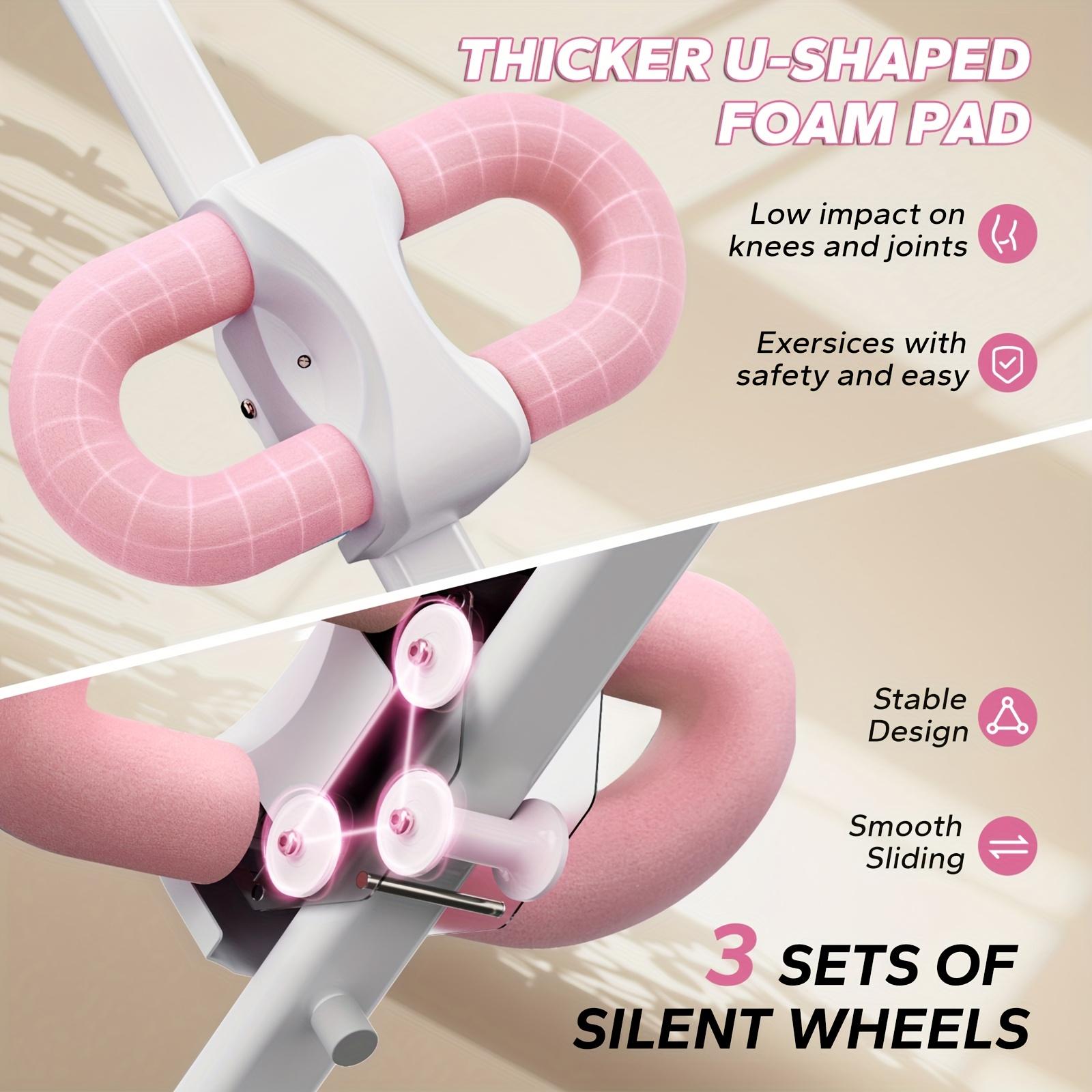 Adjustable Abdominal Training Machine, with LCD Monitor, Foldable Abdominal Exercise Machine, Suitable for Abs, Arms, Legs, Glutes Shaper,  Suitable for Home Gym, Sports Equipment, Outdoor Fun