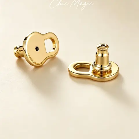 Gold Plated Lobe Lifters for Heavy Earrings for Women Comfortable Backing for Heavy Earrings, Easy Secure Clip-On Attachment, Ideal for Piercings & Stretch Jewelry