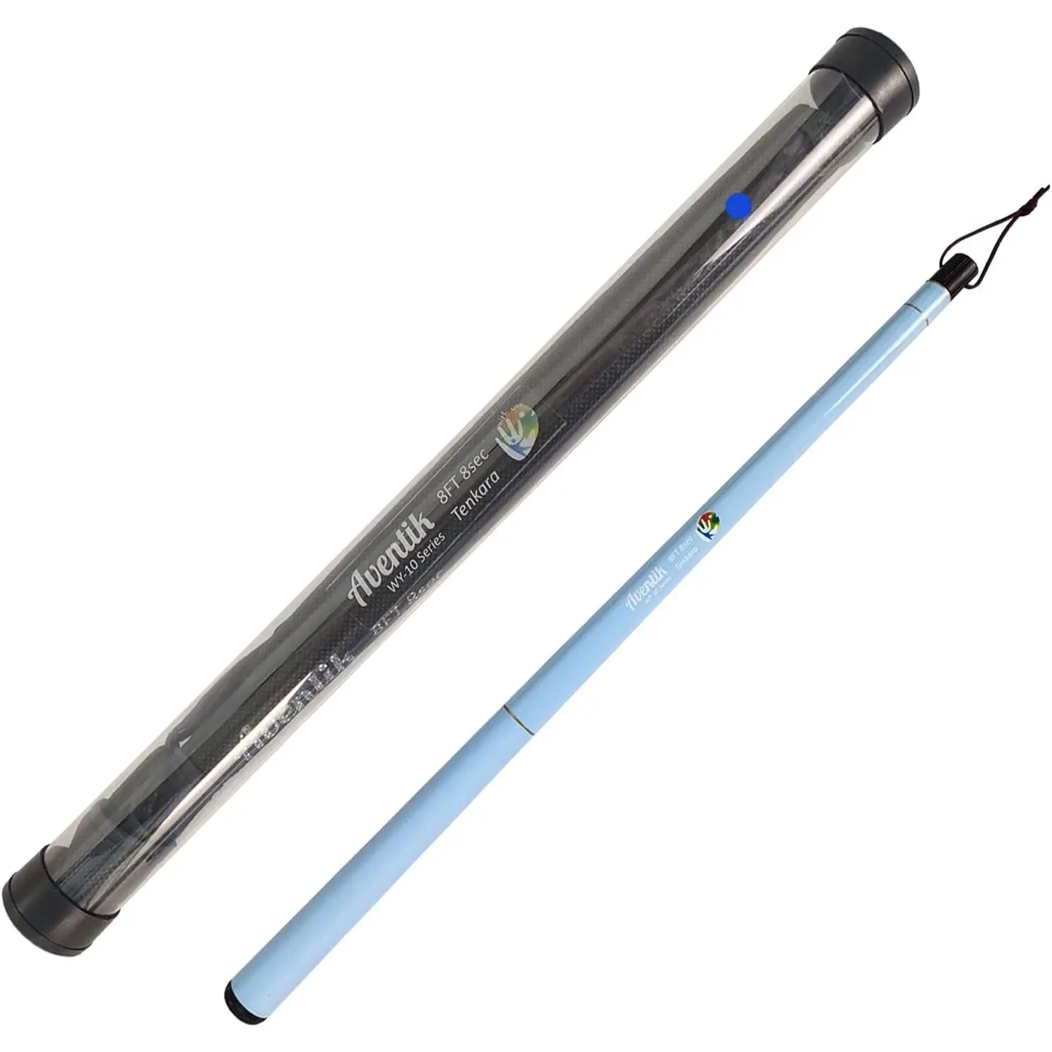 Aventik FreshStart Tenkara Rod in 7ft/8ft Action 7:3 Complete Beginner Kit | 24T Carbon Fiber, Easy To Cast Lightweight Tenkara Fly Rod Kit, Durable Mini Tenkara