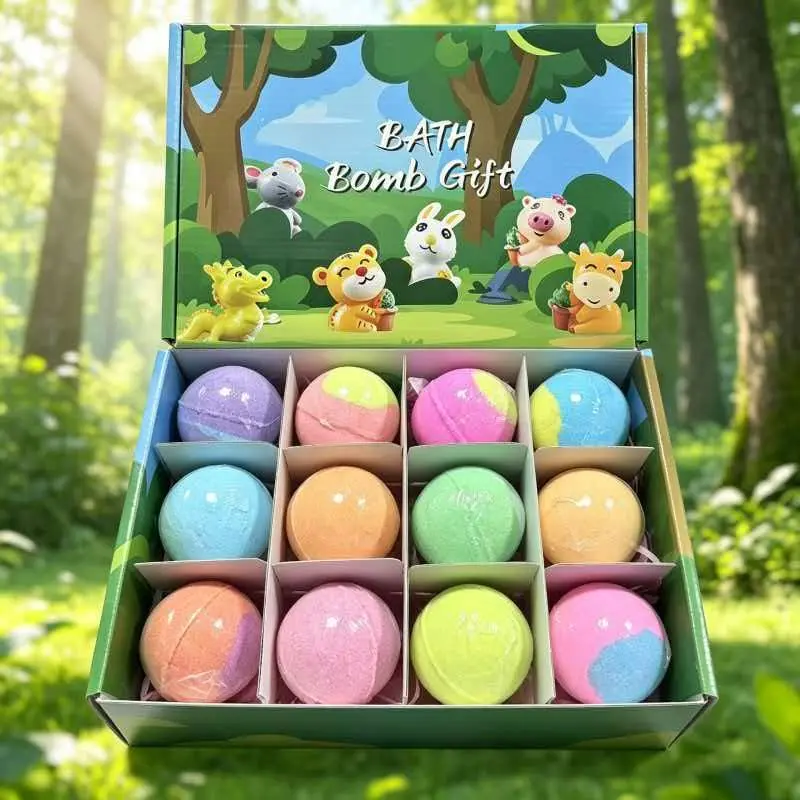 2026 Bestselling Bath Salt Balls, 12 Different Toys Inside, 12 Essential Oils Scents, Kids' Gift, Love Bathing, Body Care Product