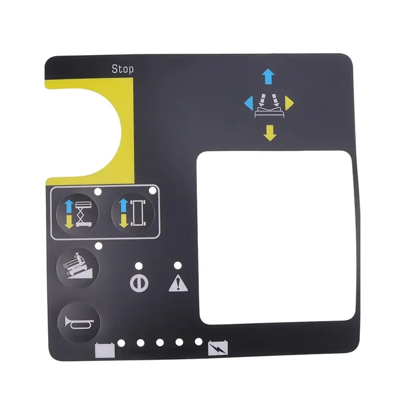 FridayParts Control Box Overlay Decal 78673 78673GT for Genie Scissor Lift GS-1530 GS-1532 GS-1930 GS-1932 GS-2032 GS-2046 GS-2632 GS-2646 GS-3246