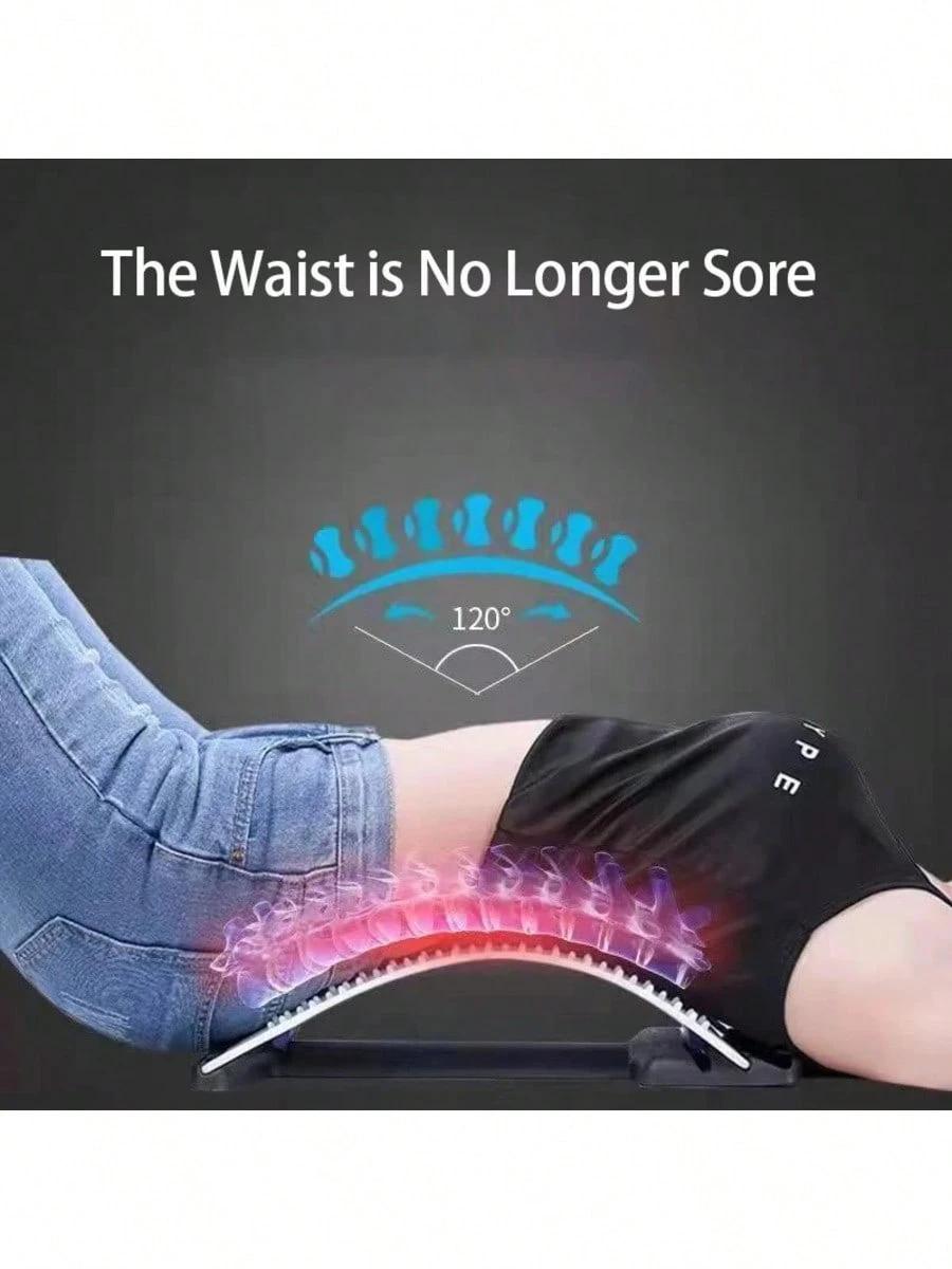 Ergonomic Multi-Level Adjustable Back Stretcher – Relieves Tight, Aching Back Muscles Preciselypain relief device