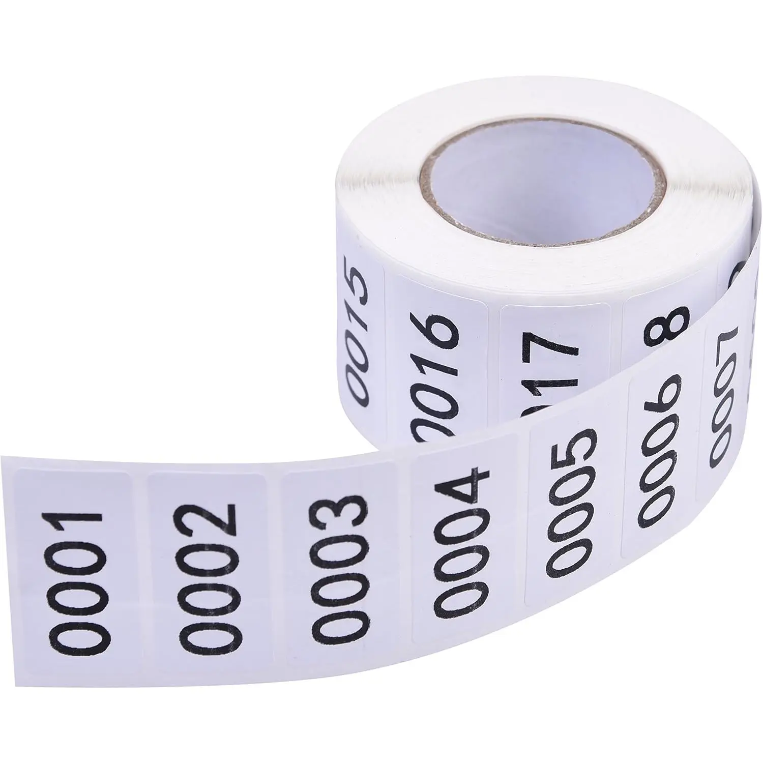 Inventory Labels - Consecutive Number Stickers 1-1000, Product Claiming, Moving Box Numbering 0.75" x 1.5" Size