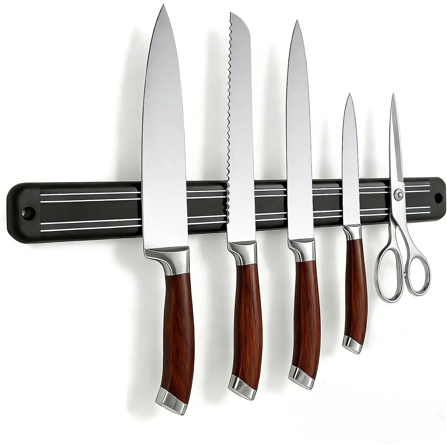 13 Inch Magnetic Knife Strip, Wall/Refrigerator Mount Magnetic Knife Holder, Multi-Purpose Magnetic Bar for Knives & Tool Organizer