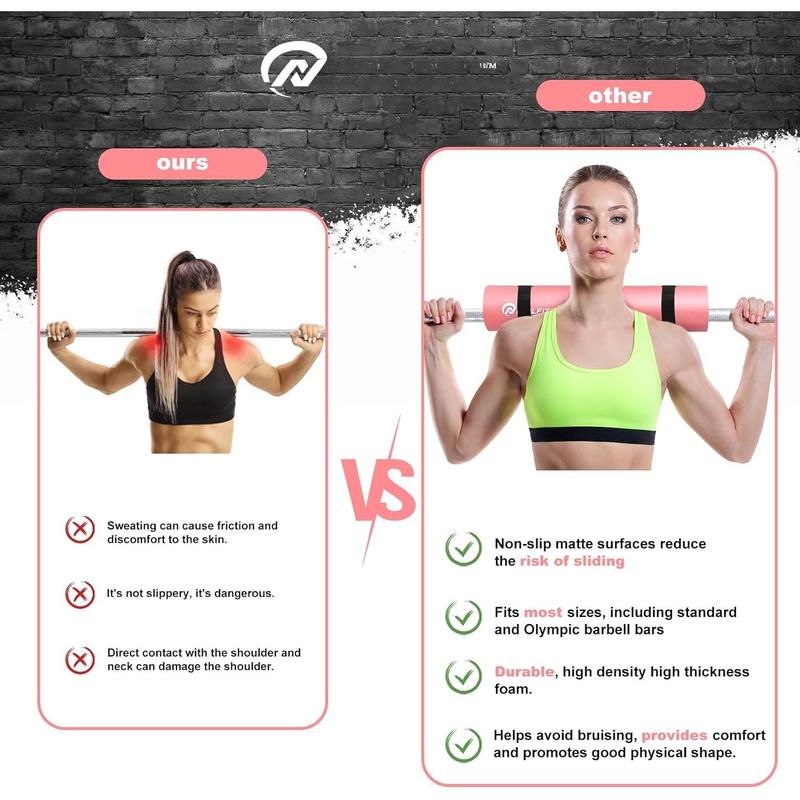 Barbell Pad Squat Pad for Squats--Squat Bar Pad-- for Weightlifting,Lunges and Thrusts-- Sponge Pad--Fit Standard and Olympic Bars Perfectly Barbell Pad Squat Pad for Squats--Squat Bar Pad-- for Weightlifting,Lunges and Thrusts-- Sponge Pad--Fit Standard and Olympic Bars Perfectly