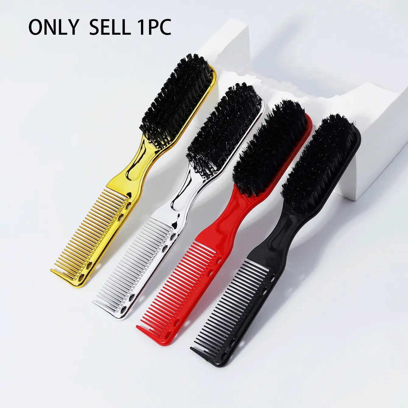 Multifunctional Men's Beard Grooming Brush, Ideal for Hair and Beards, Portable Design for Easy Travel, Essential Grooming Tool