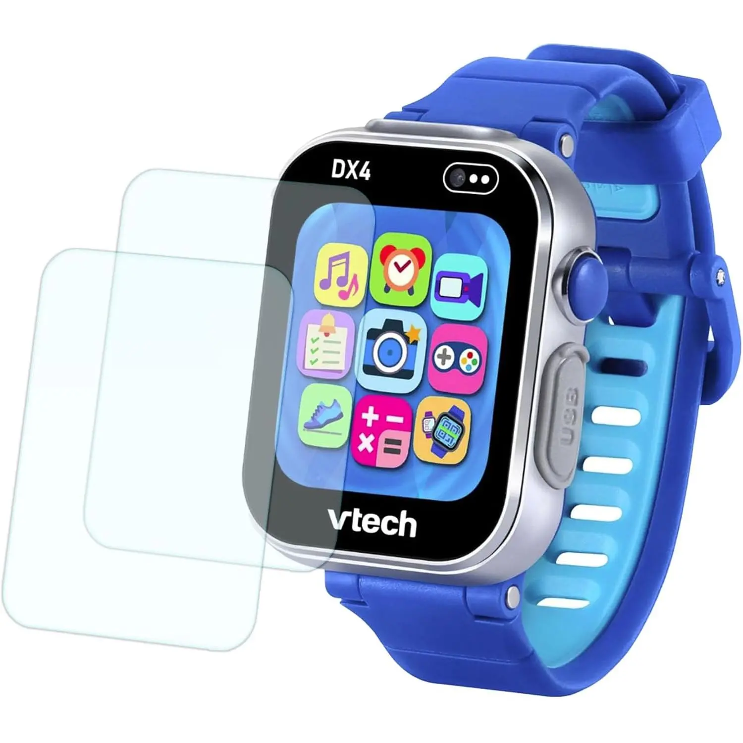 2 count Tempered Glass Screen Protector for VTech Kidizoom Smartwatch DX4